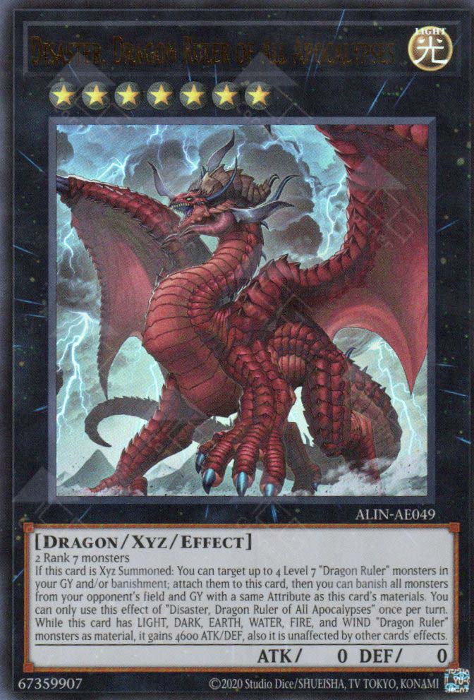 ALIN-AE049 Disaster, Dragon Ruler of All Apocalypses (UR)