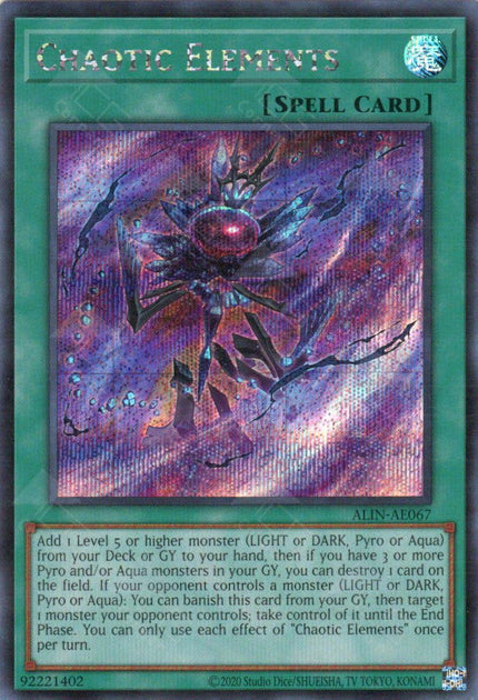 ALIN-AE067 Chaotic Elements (SER)