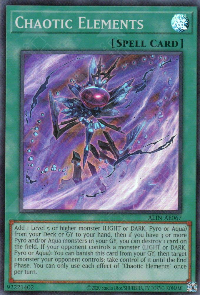 ALIN-AE067 Chaotic Elements (SR)