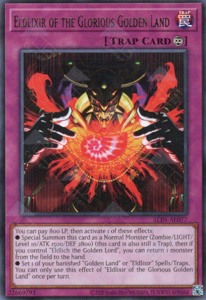 ALIN-AE077 Eldlixir of the Glorious Golden Land (R)