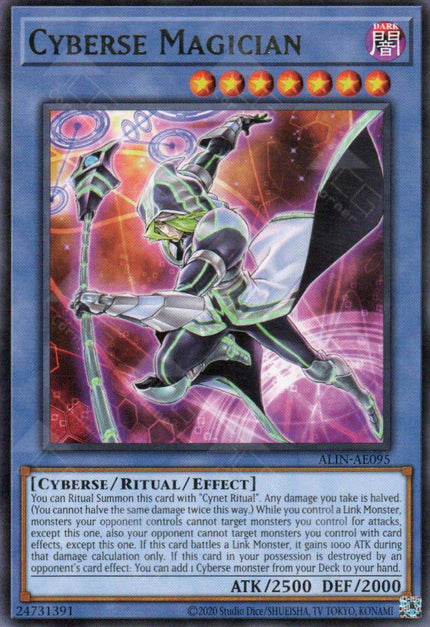 ALIN-AE095 Cyberse Magician (R)