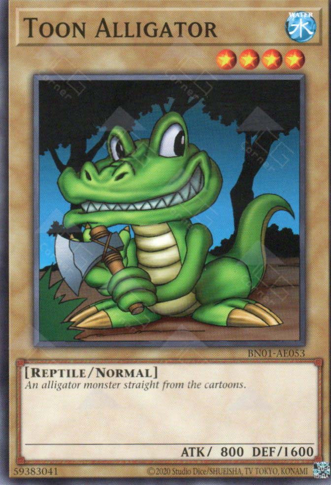 BN01-AE053 Toon Alligator (N)