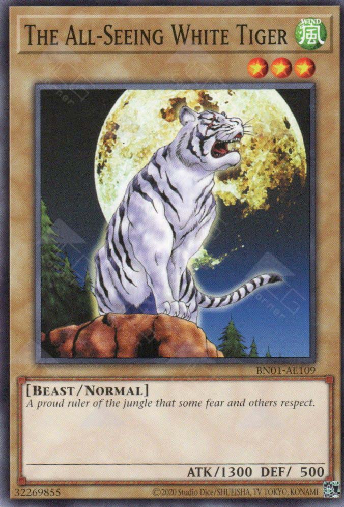 BN01-AE109 The All-Seeing White Tiger (N)