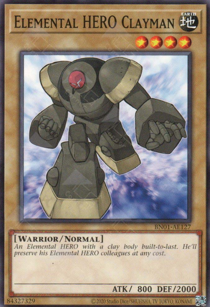 BN01-AE127 Elemental Hero Clayman (N)