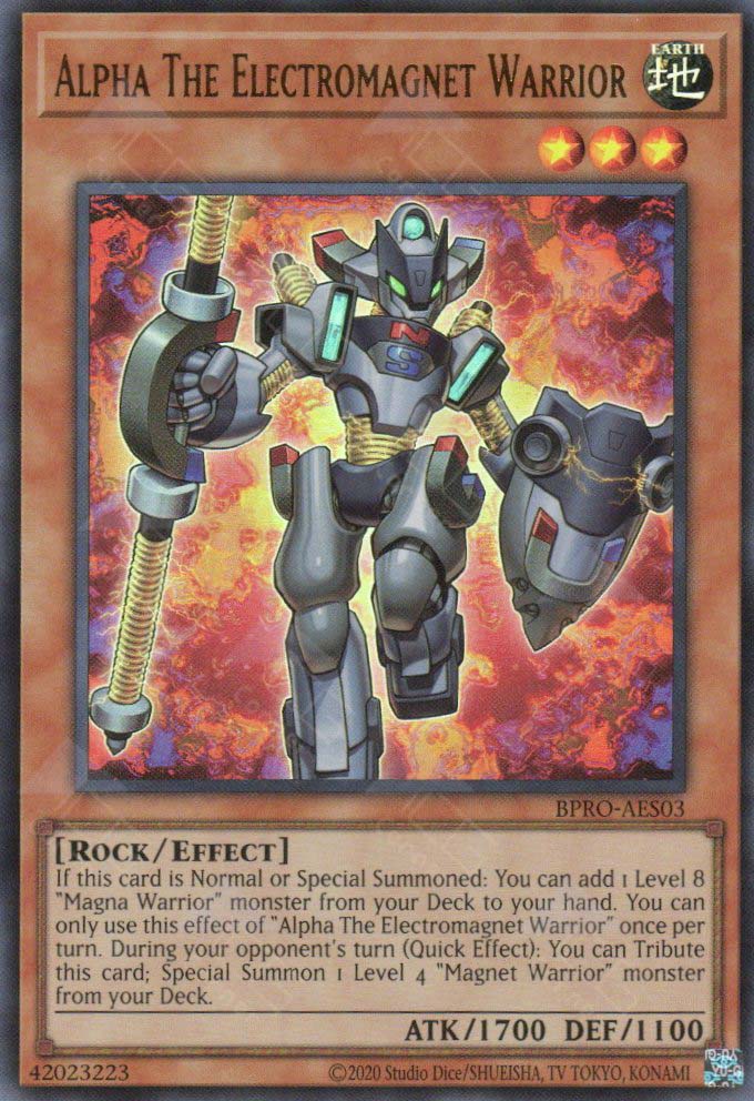 BPRO-AES03 Alpha The Electromagnet Warrior (UR)