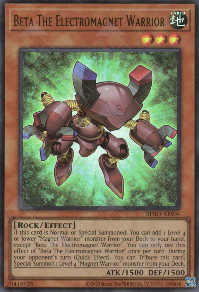 BPRO-AES04 Beta The Electromagnet Warrior (UR)