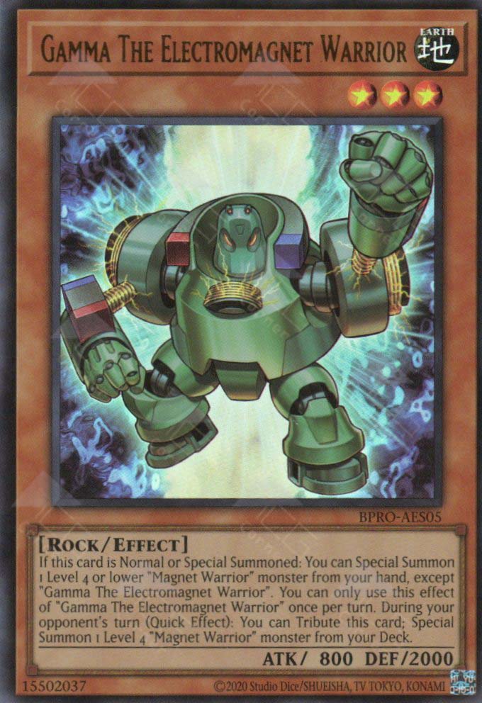 BPRO-AES05 Gamma The Electromagnet Warrior (UR)