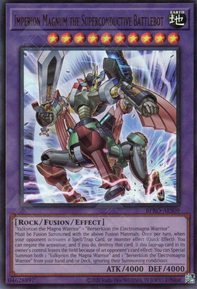 BPRO-AES09 Imperion Magnum the Superconductive Battlebot (UR)