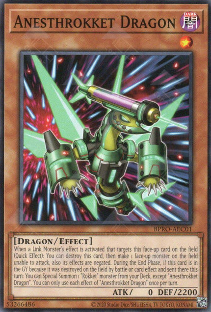 BPRO-AEC01 Anesthrokket Dragon (N)