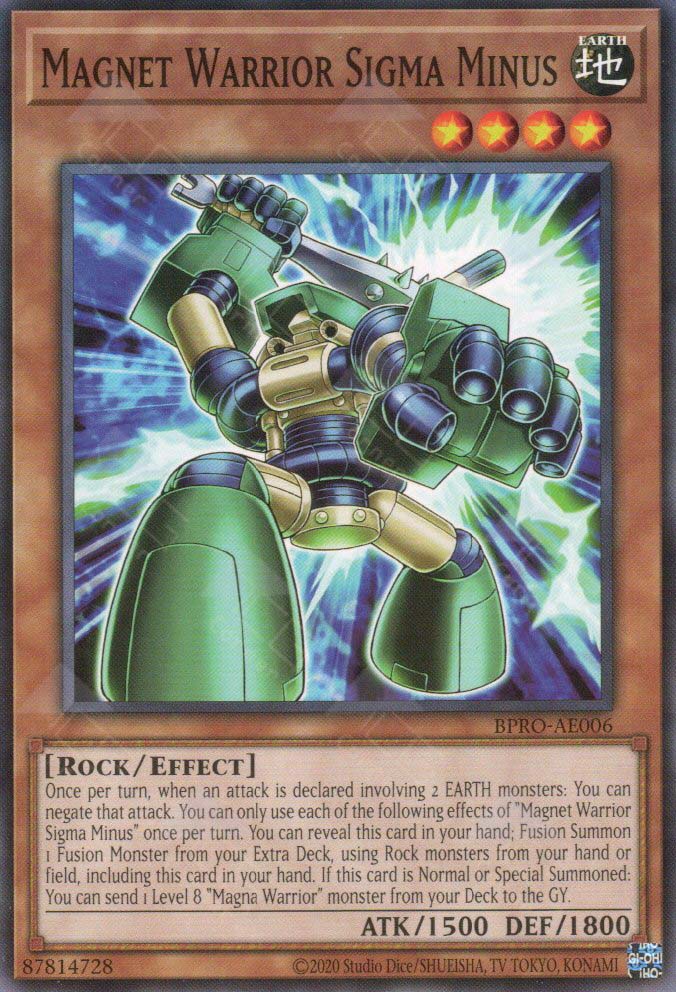 BPRO-AE006 Magnet Warrior Sigma Minus (N)