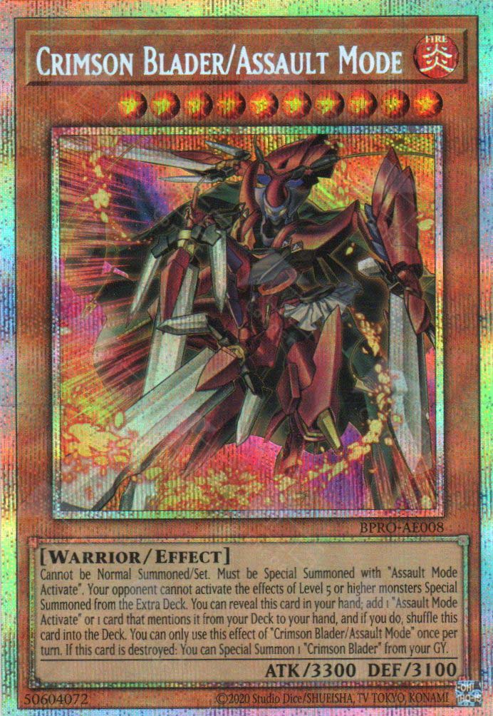 BPRO-AE008 Crimson Blader/Assault Mode (PSER)