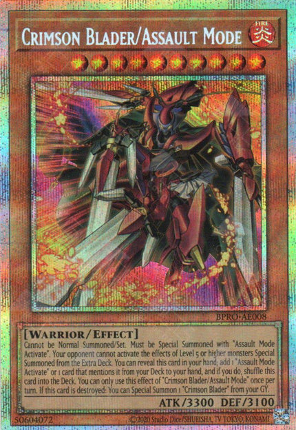 BPRO-AE008 Crimson Blader/Assault Mode (PSER)
