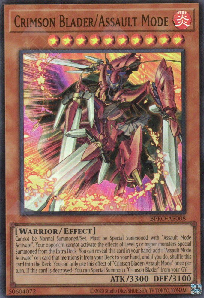 BPRO-AE008 Crimson Blader/Assault Mode (UR)