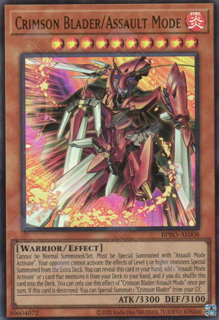 BPRO-AE008 Crimson Blader/Assault Mode (UR)