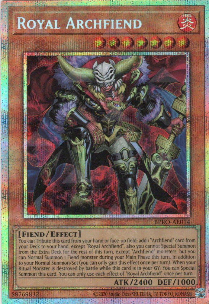 BPRO-AE014 Royal Archfiend (PSER)