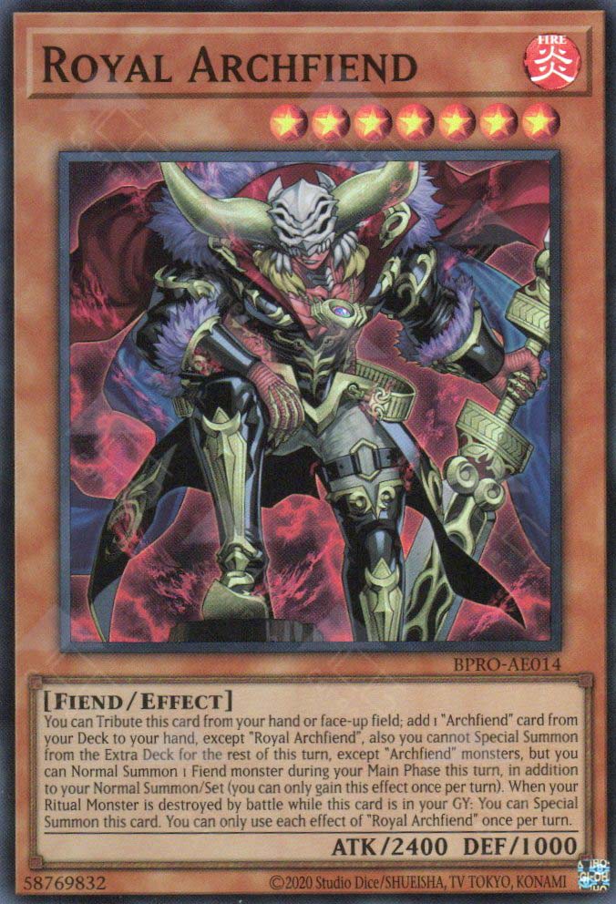 BPRO-AE014 Royal Archfiend (SR)