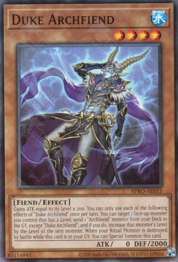 BPRO-AE015 Duke Archfiend (N)