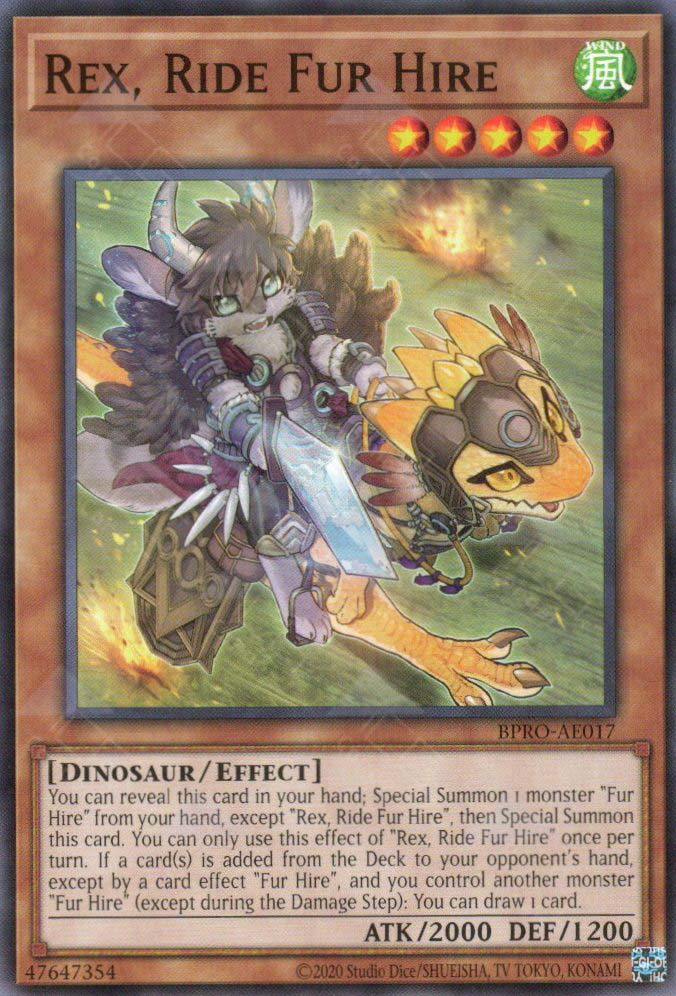 BPRO-AE017 Rex, Ride Fur Hire (N)