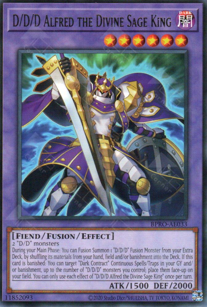 BPRO-AE033 D/D/D Alfred the Divine Sage King (R)