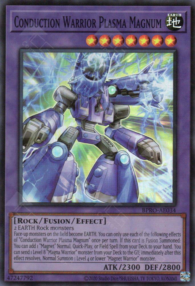 BPRO-AE034 Conduction Warrior Plasma Magnum (SR)