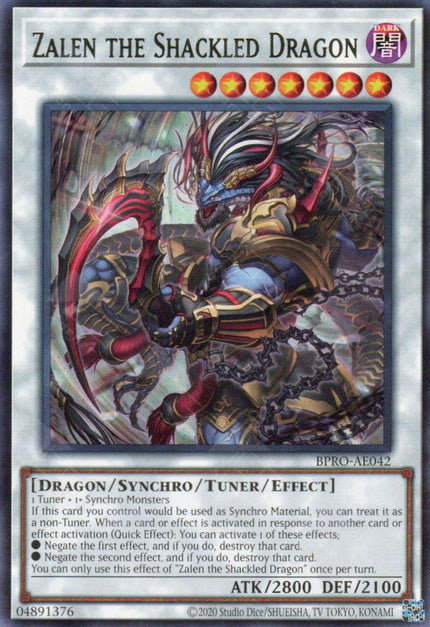 BPRO-AE042 Zalen the Shackled Dragon (R)