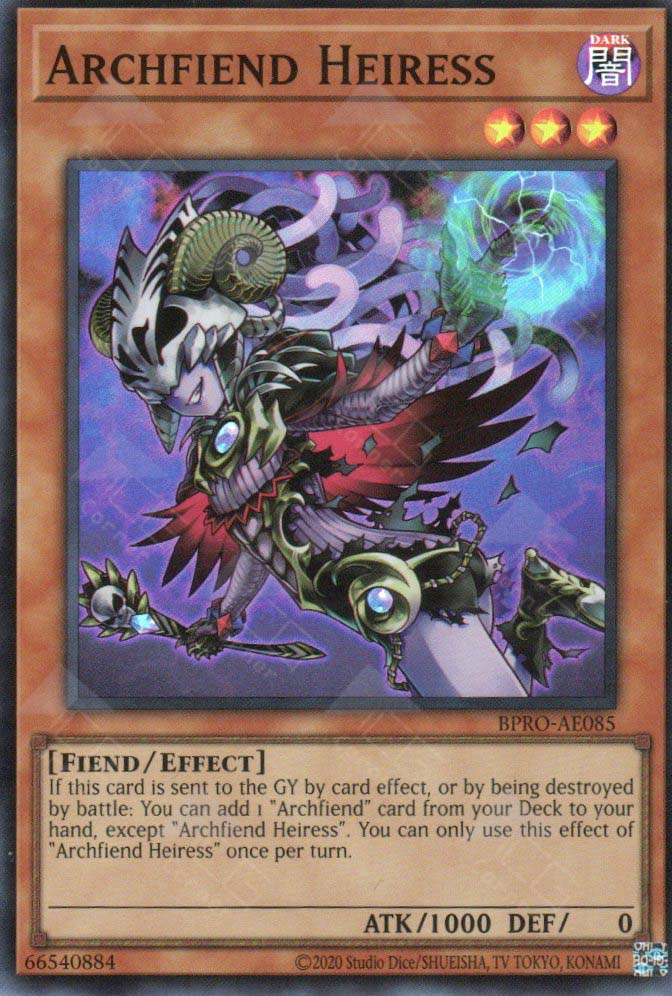 BPRO-AE085 Archfiend Heiress (SR)