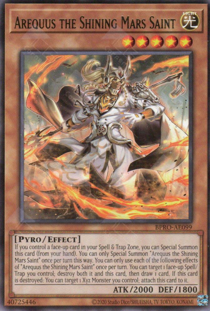 BPRO-AE099 Arequus the Shining Mars Saint (R)