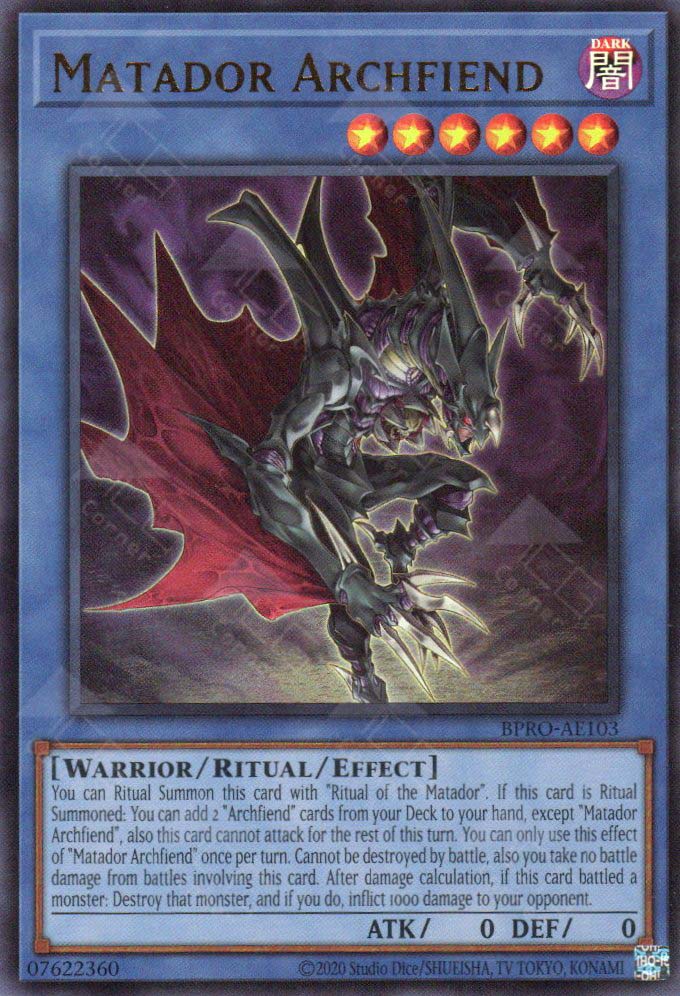BPRO-AE103 Matador Archfiend (UR)