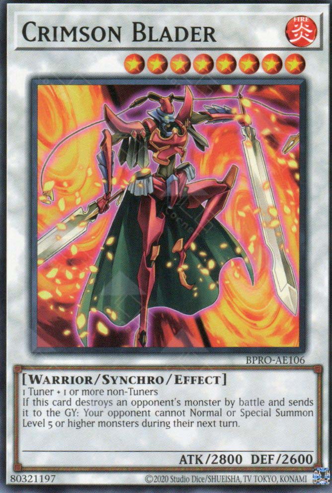 BPRO-AE106 Crimson Blader (N)