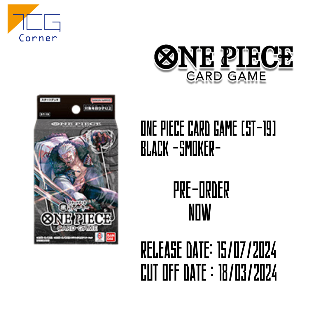 One Piece Card Game [ST-19] Black -Smoker- Pre-Order