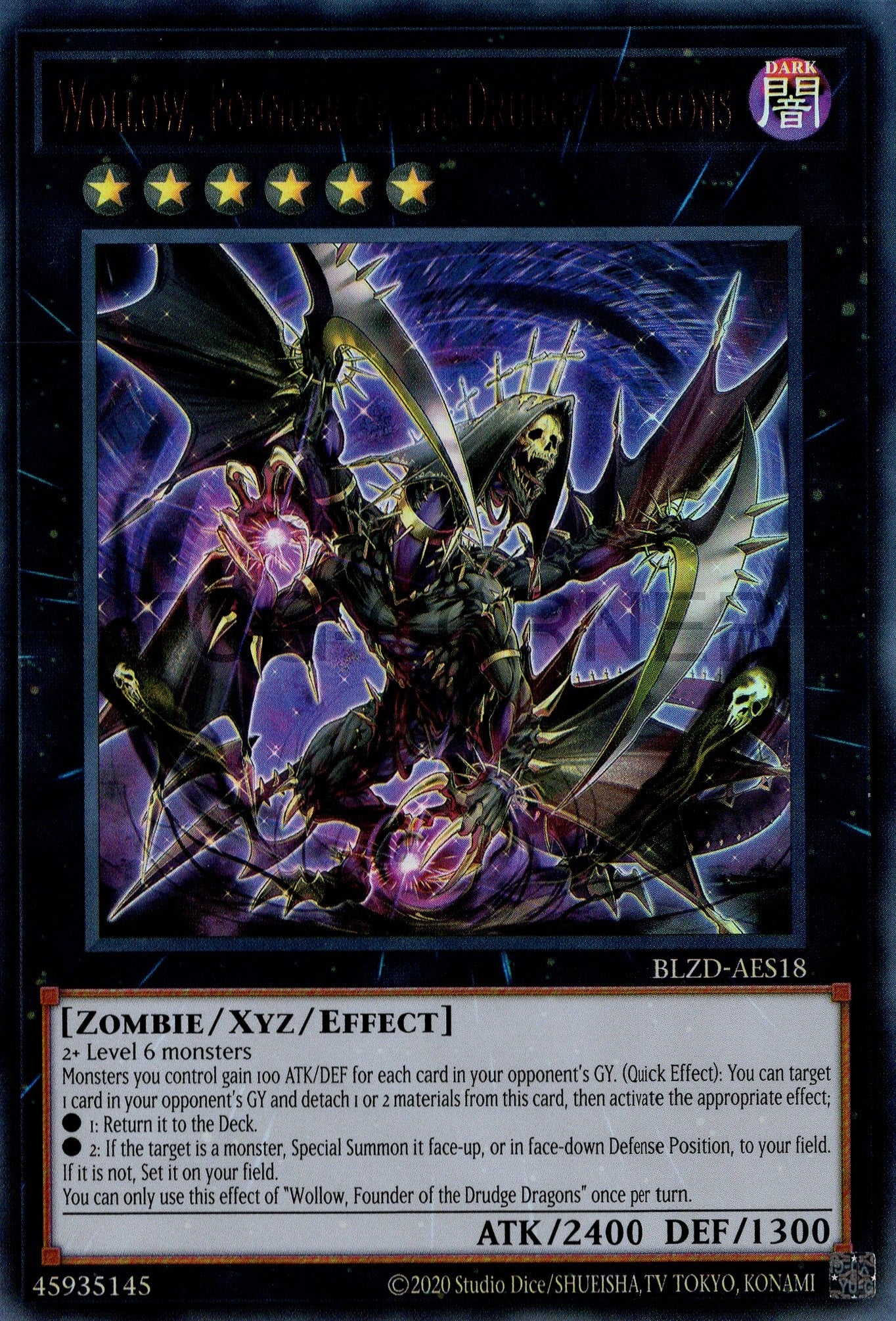 BLZD-AES18 Wollow, Founder of the Drudge Dragons (UR)