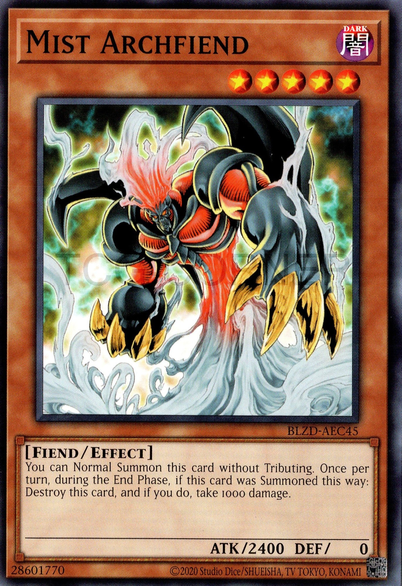 BLZD-AEC45 Mist Archfiend (N)