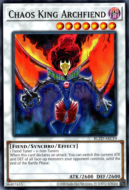 BLZD-AEC19 Chaos King Archfiend (N)