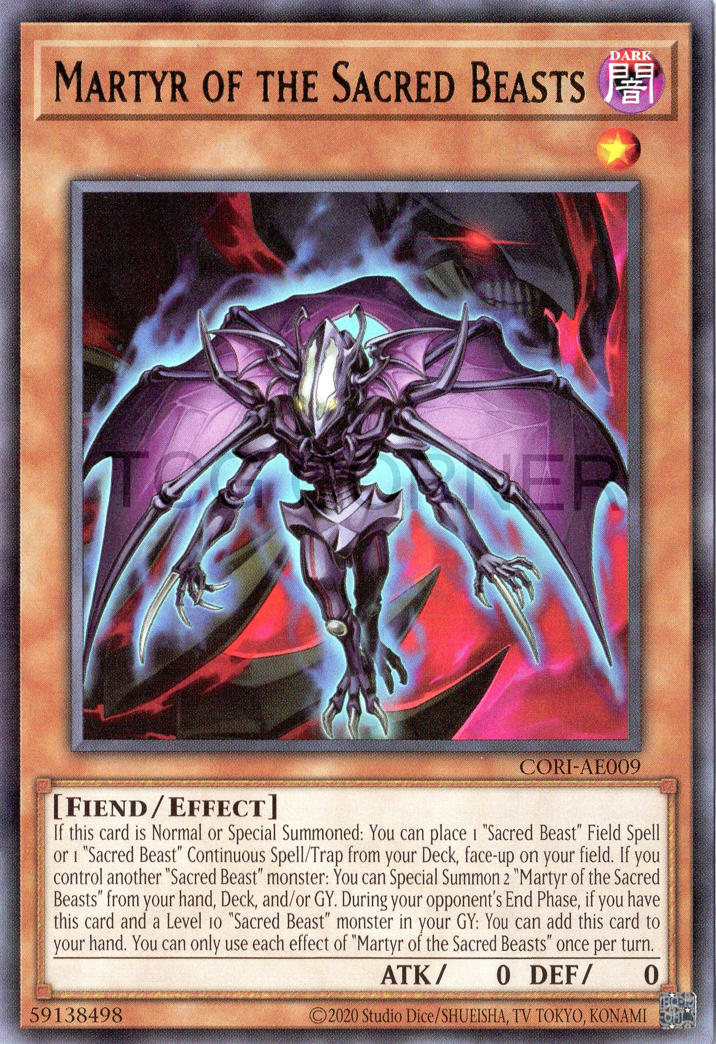 CORI-AE009 Martyr of the Sacred Beasts (R)