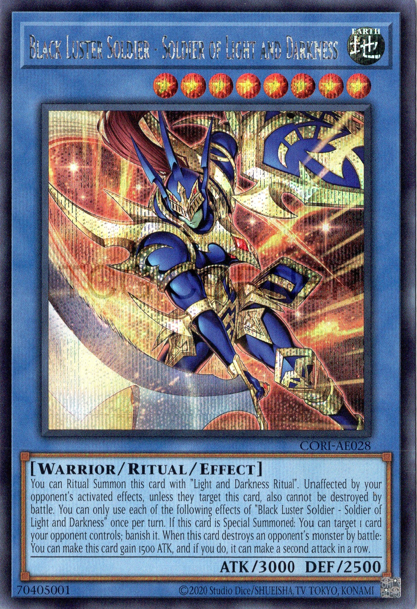 CORI-AE028 Black Luster Soldier - Soldier of Light and Darkness (SER)