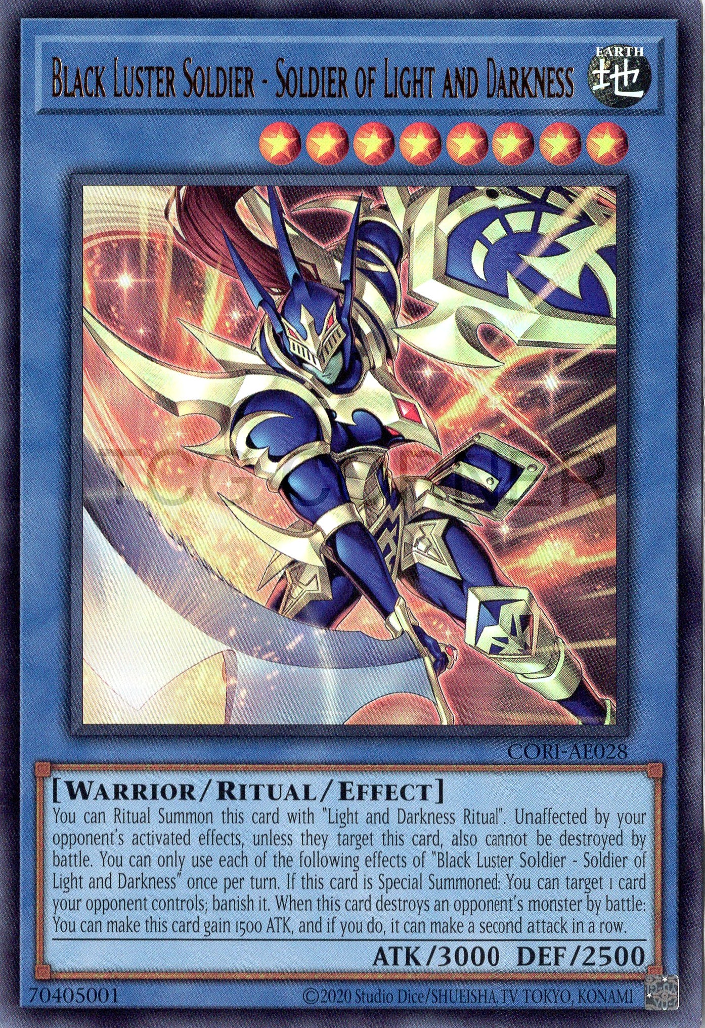 CORI-AE028 Black Luster Soldier - Soldier of Light and Darkness (UR)
