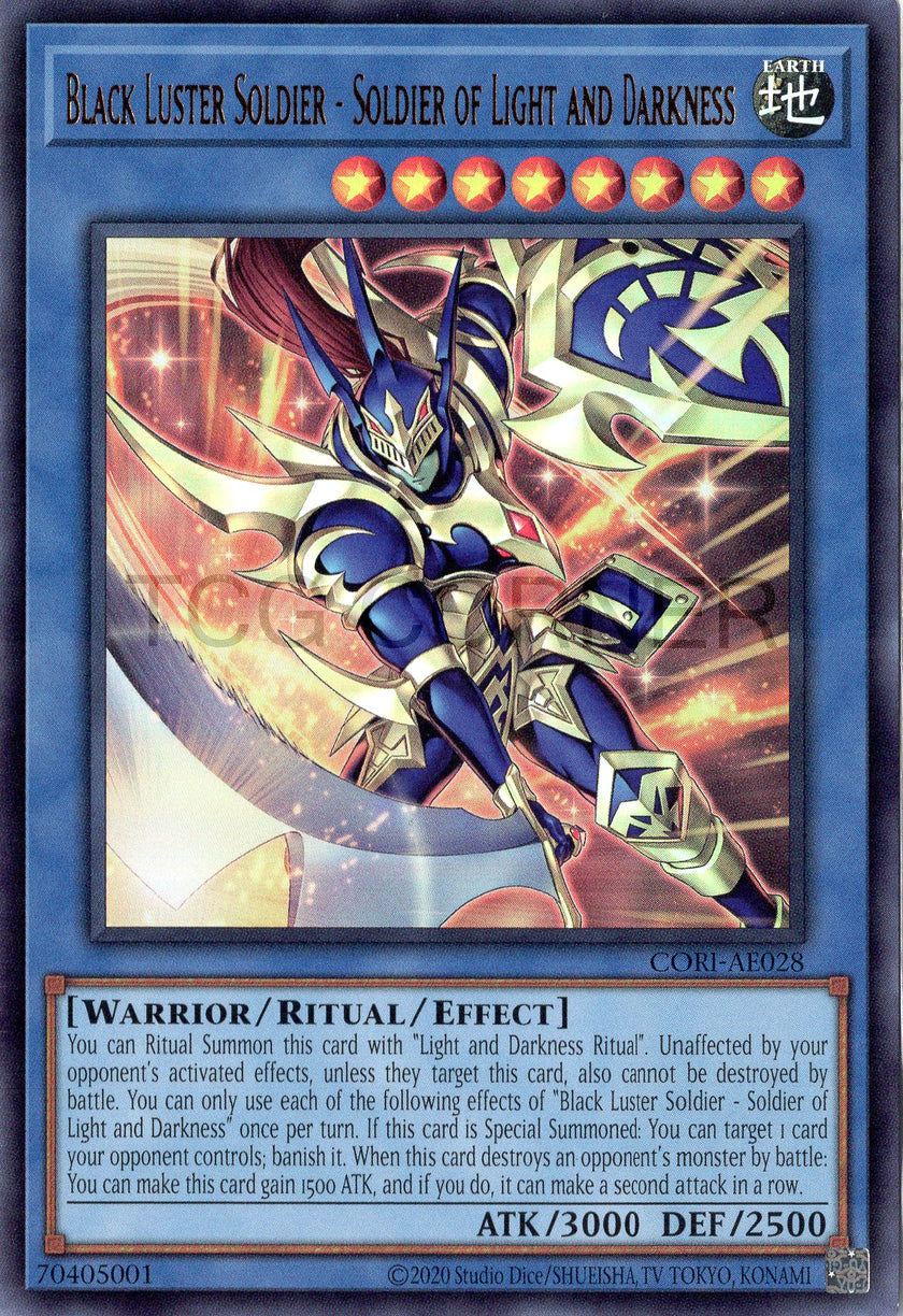 CORI-AE028 Black Luster Soldier - Soldier of Light and Darkness (UR)