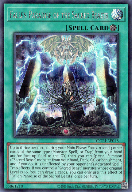 CORI-AE048 Fallen Paradise of the Sacred Beasts (SER)