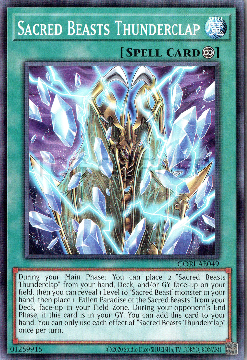CORI-AE049 Sacred Beasts Thunderclap (N)