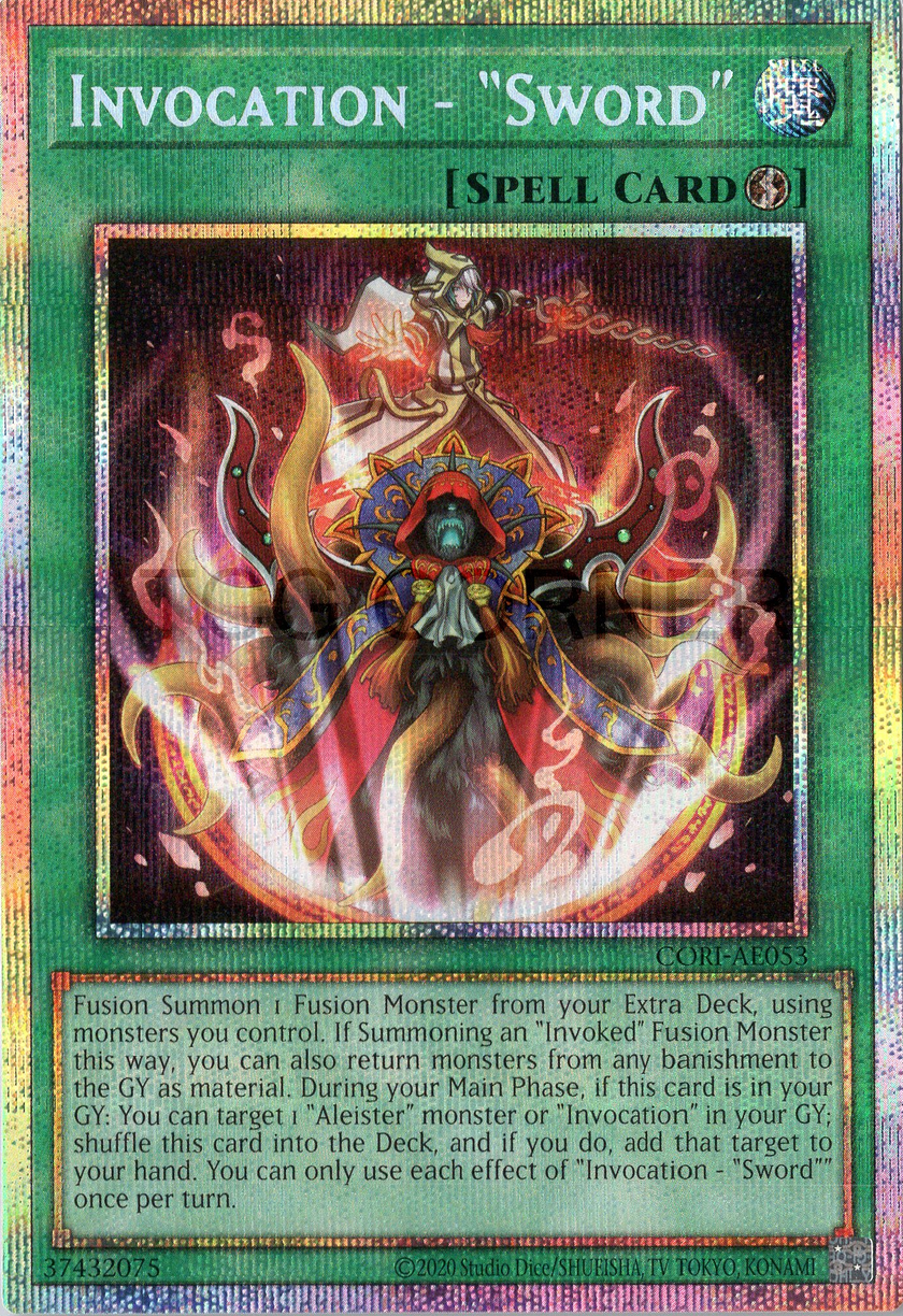 CORI-AE053 Invocation - Sword (PSER)