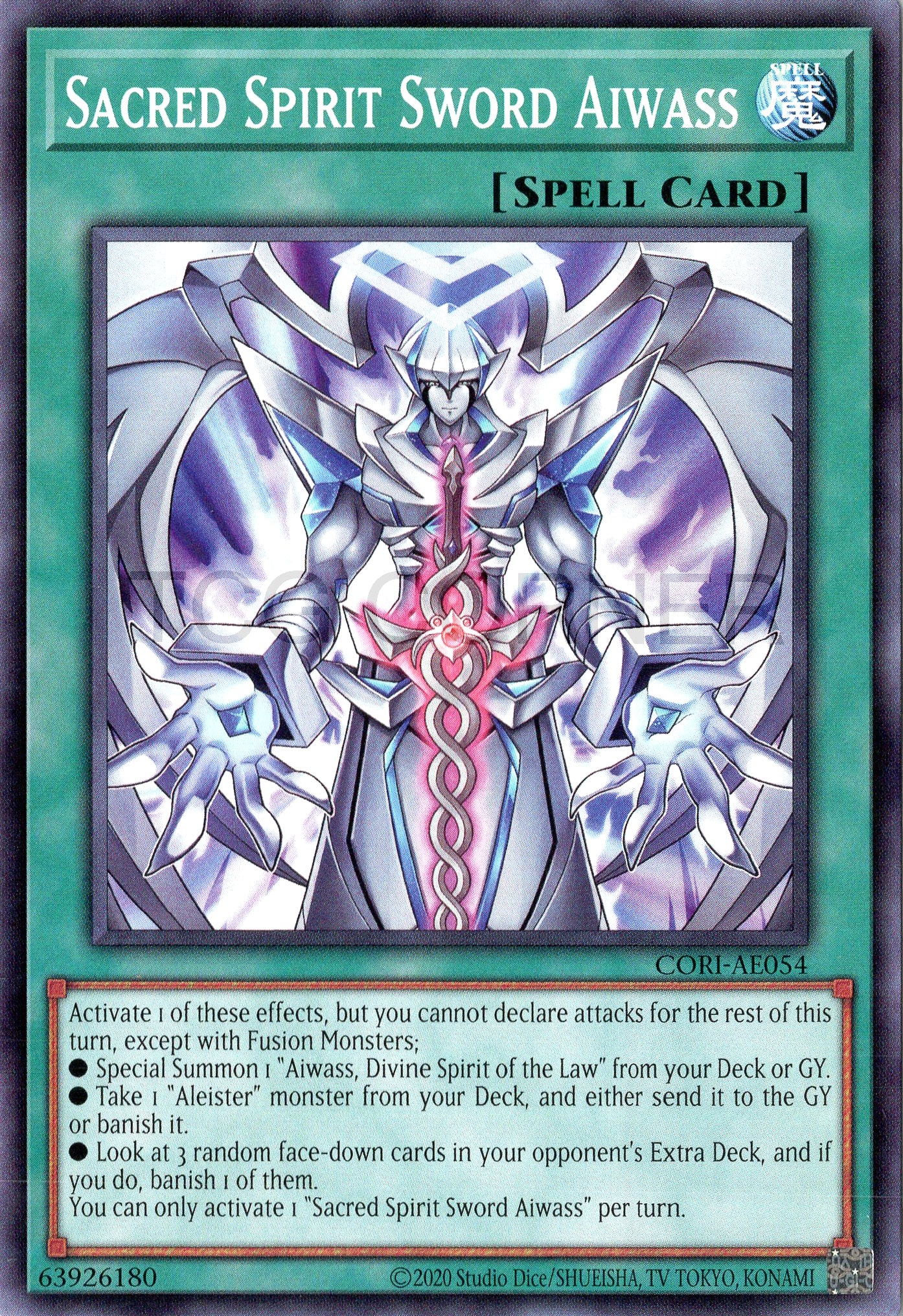 CORI-AE054 Sacred Spirit Sword Aiwass (N)