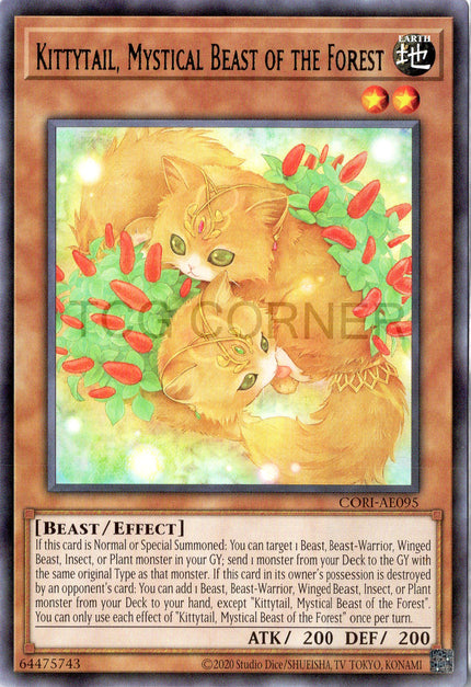 CORI-AE095 Kittytail, Mystical Beast of the Forest (R)
