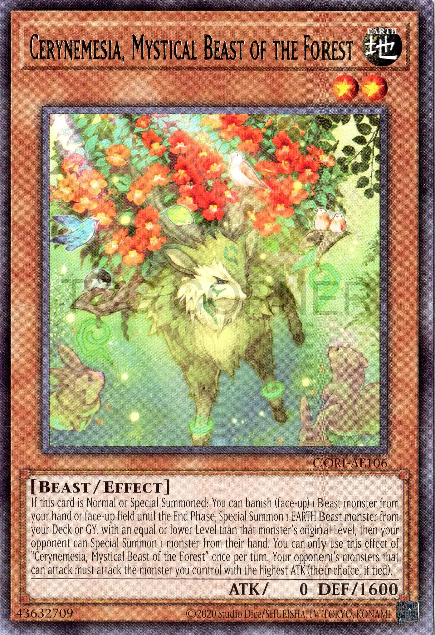 CORI-AE106 Cerynemesia, Mystical Beast of the Forest (R)