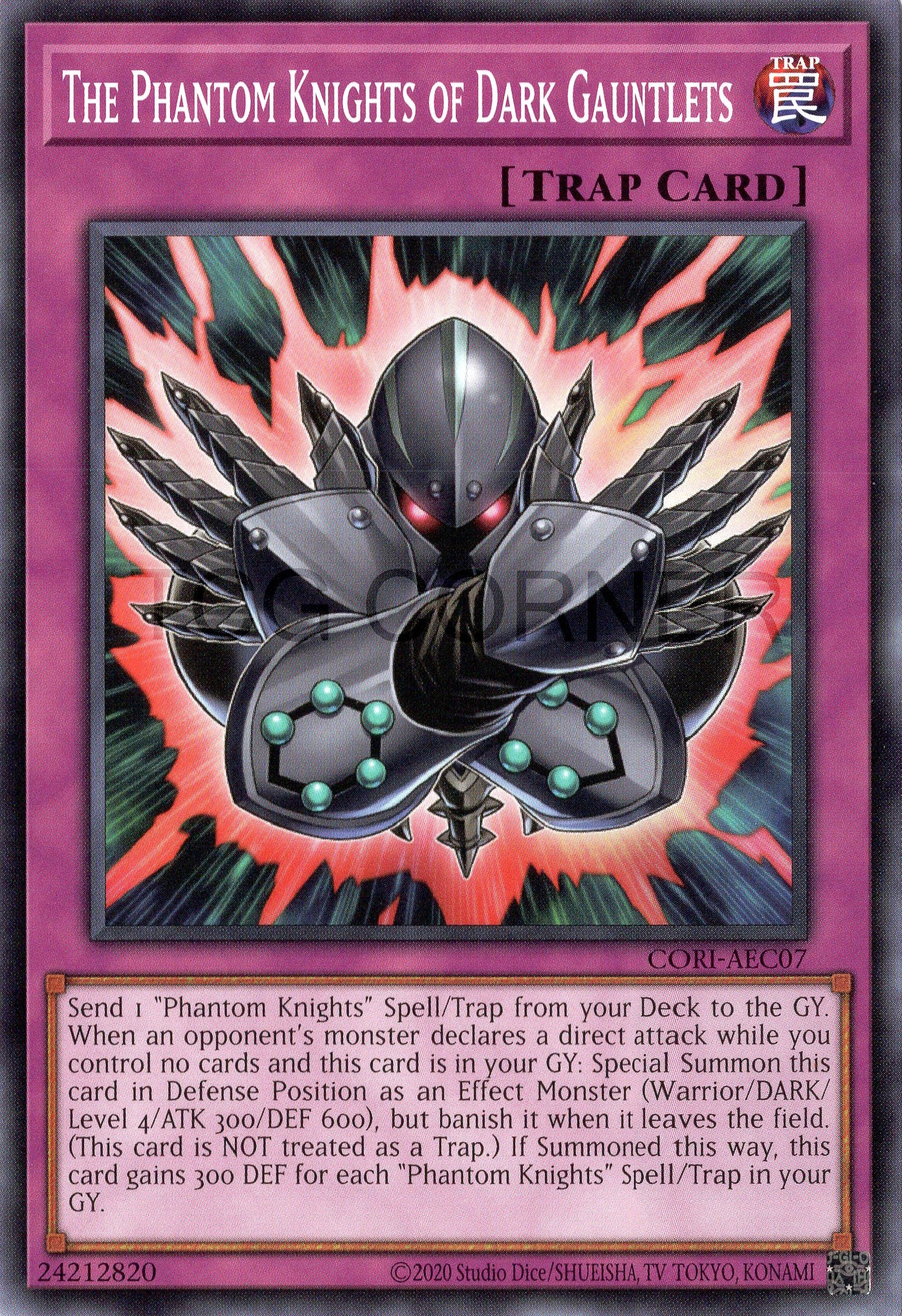 CORI-AEC07 The Phantom Knights of Dark Gauntlets (N)