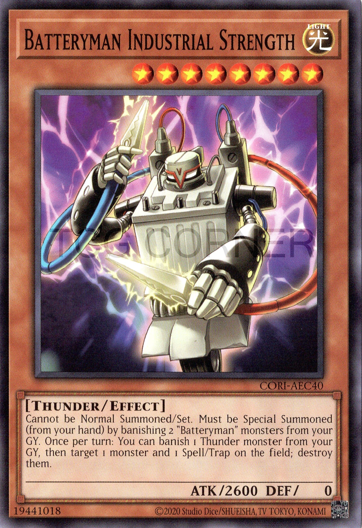 CORI-AEC40 Batteryman Industrial Strength (N)