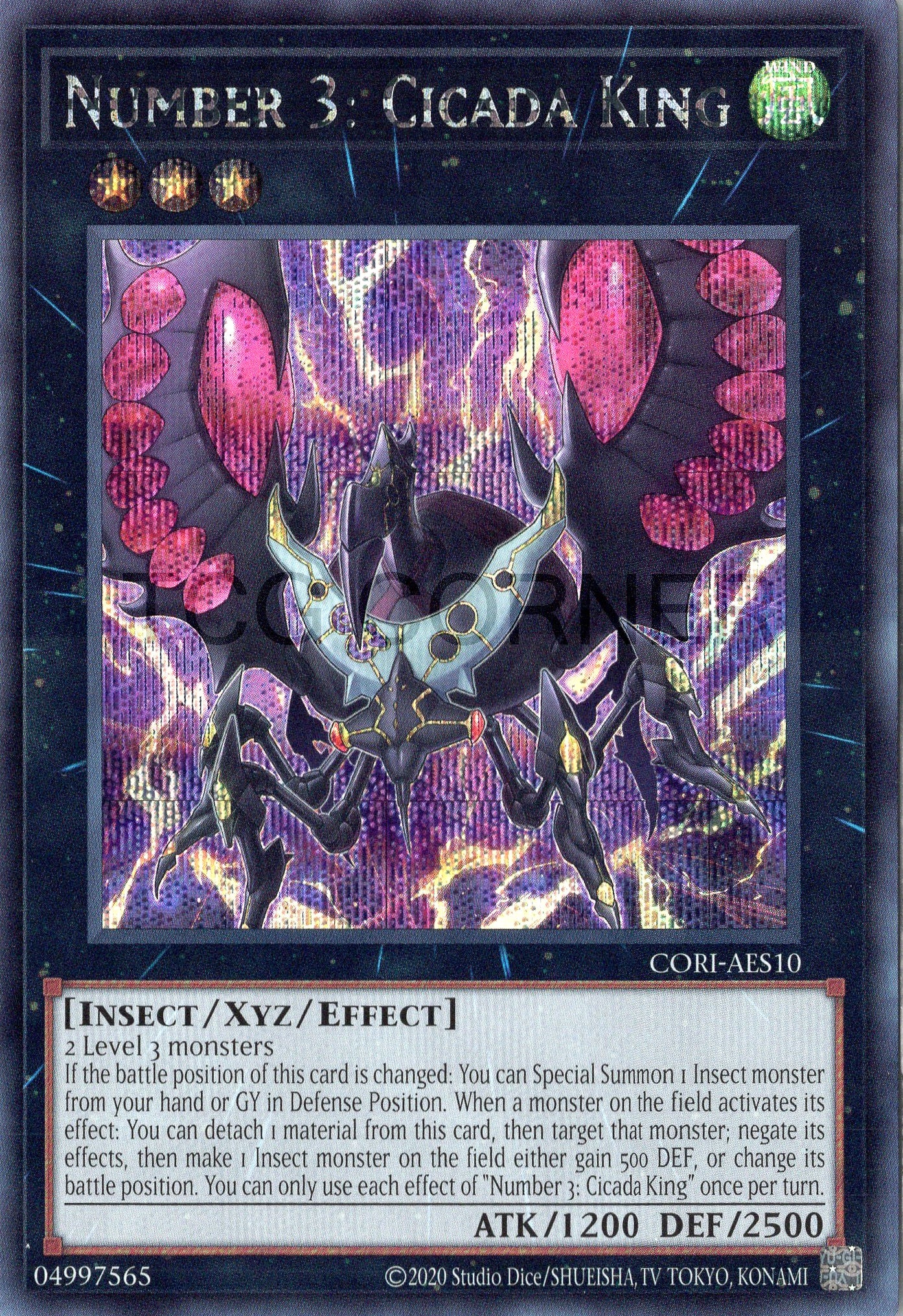 CORI-AES10 Number 3: Cicada King (SER)