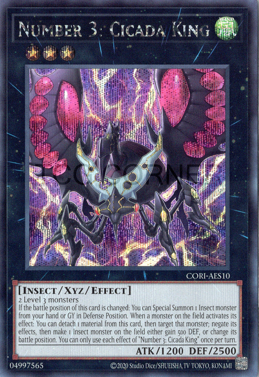 CORI-AES10 Number 3: Cicada King (SER)