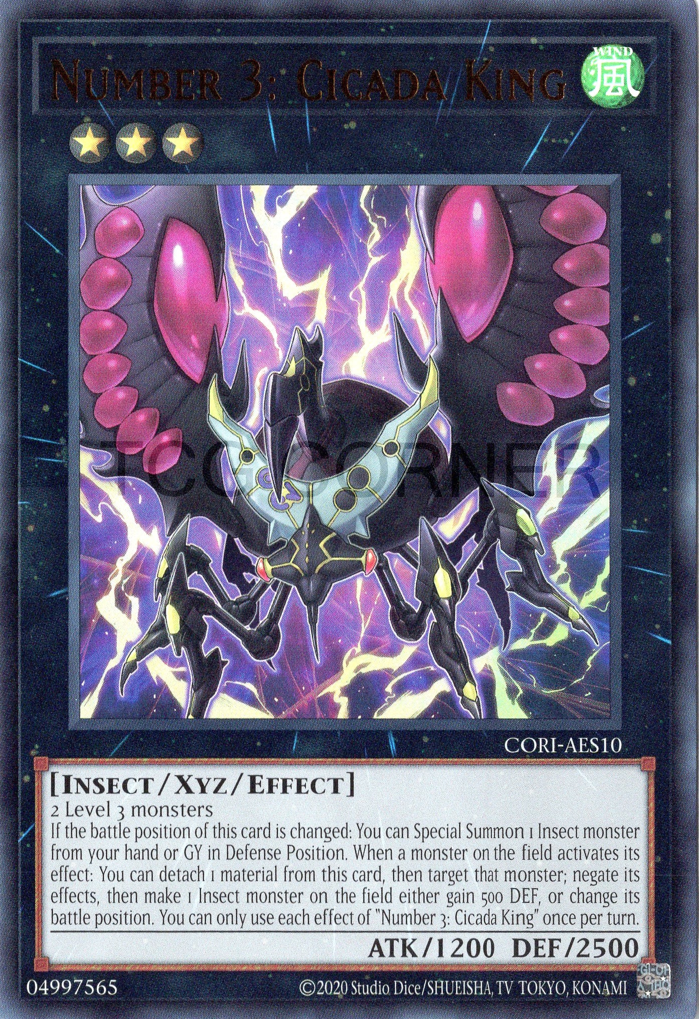 CORI-AES10 Number 3: Cicada King (UR)