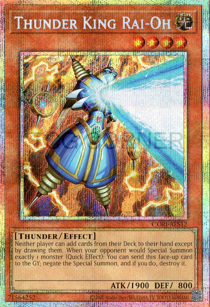 CORI-AES12 Thunder King Rai-Oh (PSER) (Status B)