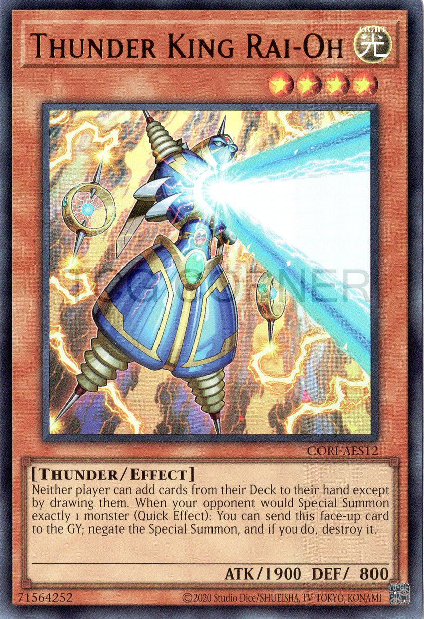 CORI-AES12 Thunder King Rai-Oh (UR)